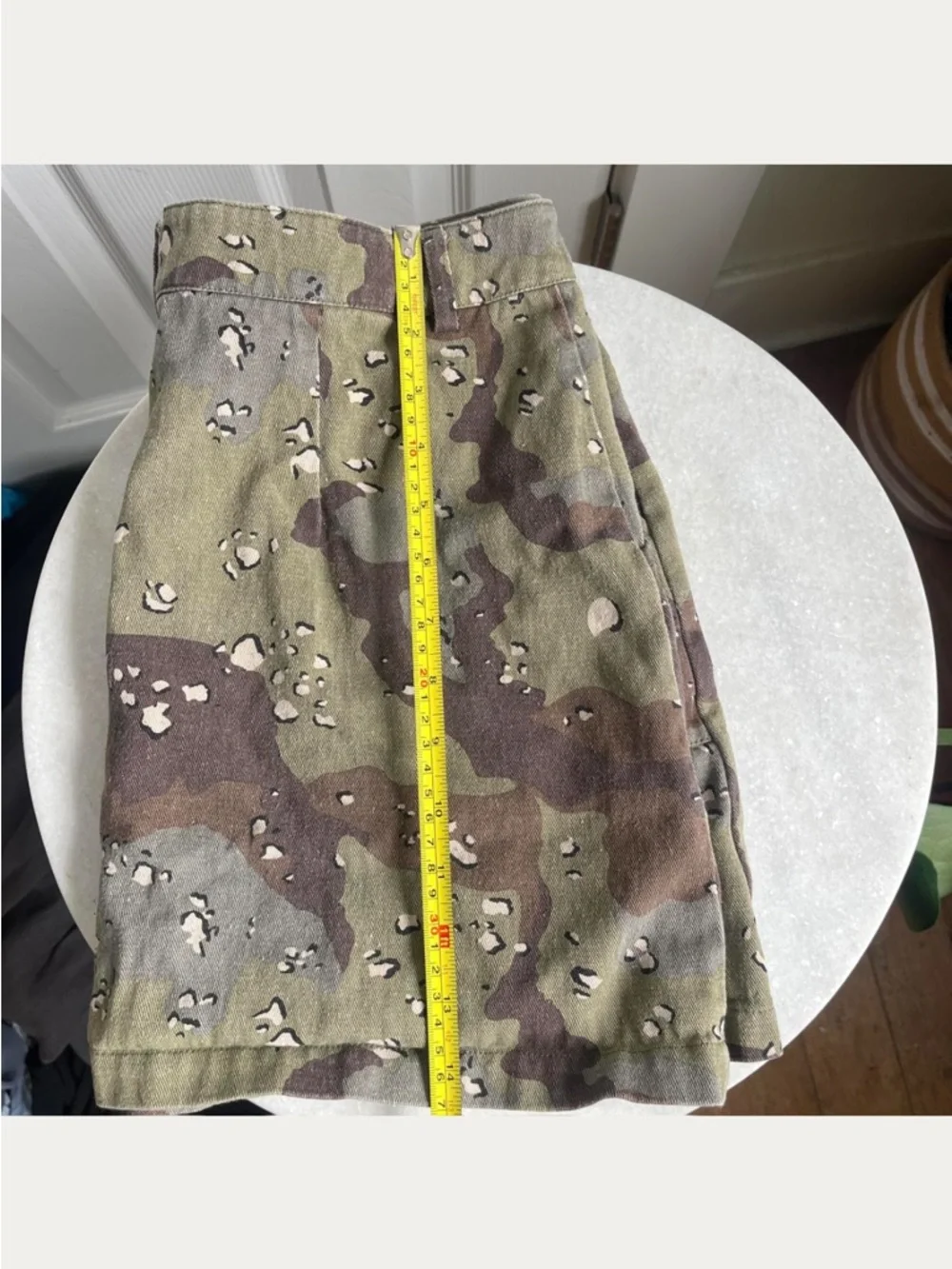 Camo Utility Mini Skirt - Olive & Brown - Picture 8 of 8